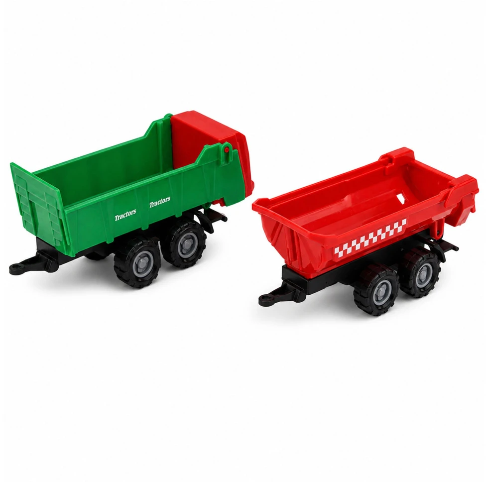 Lean Toys Ūkio figūrėlių rinkinys su traktoriaus dėže, įvairiaspalvis, 32,5 × 23 × 11,5 cm, 28 dalių