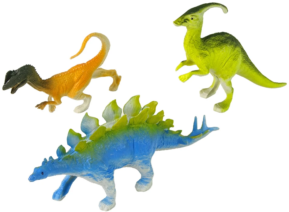 Zestaw Žaislinių dinozaurų figūrėlių rinkinys Lean Toys Animal Kingdom, 9 vnt.