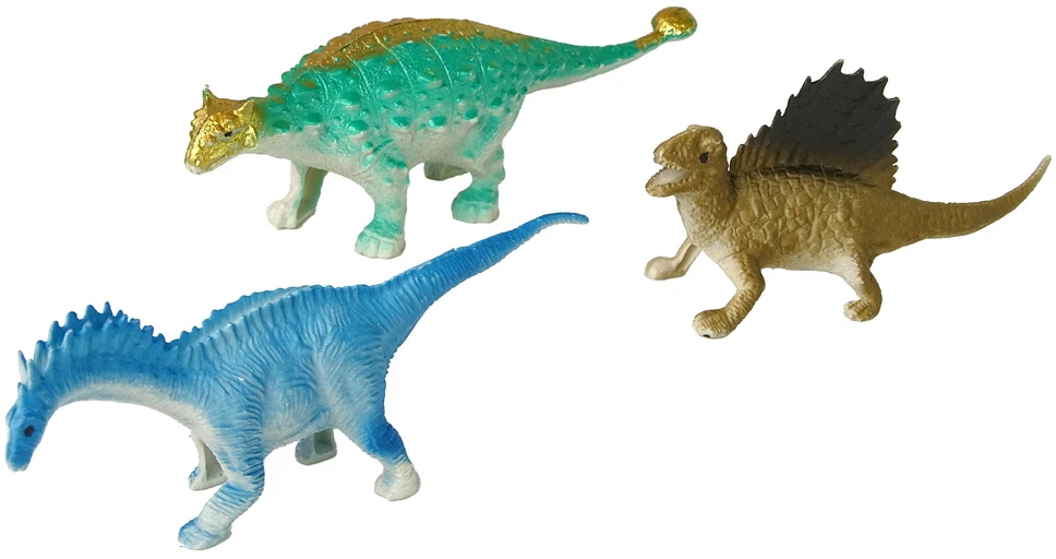 Zestaw Žaislinių dinozaurų figūrėlių rinkinys Lean Toys Animal Kingdom, 9 vnt.