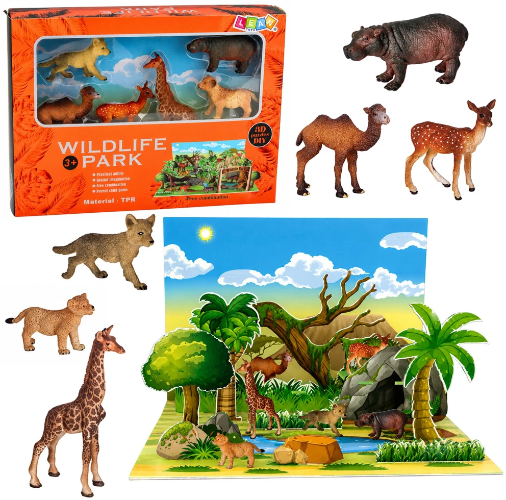 Lean Toys Gyvūnų figūrėlių rinkinys 6 vnt.