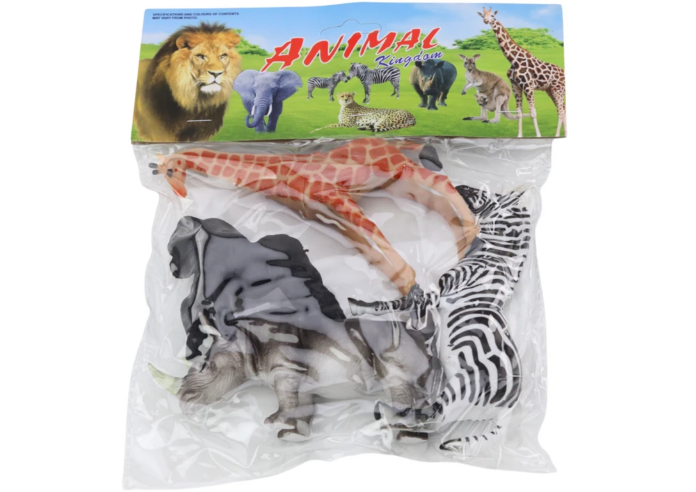 Lean Toys Afrikos gyvūnų figūrėlių rinkinys (4 vnt.)