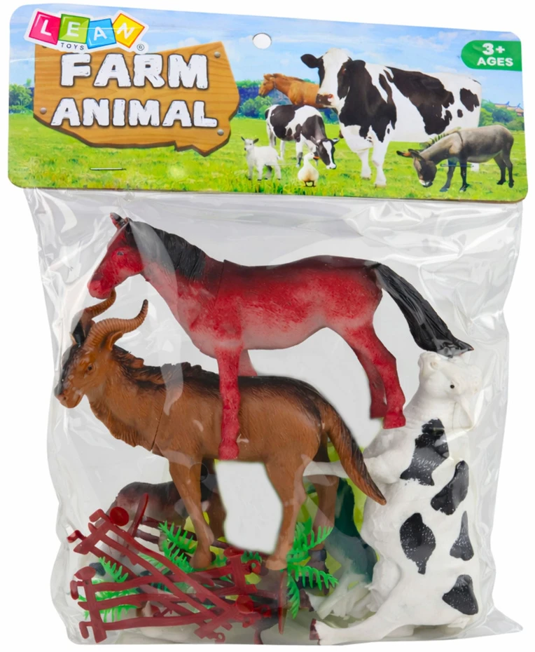 Lean Toys Ūkinių gyvūnų figūrėlės 13 vnt.