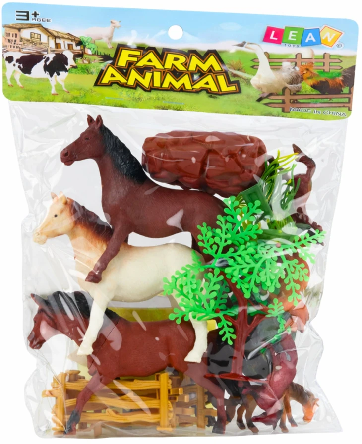 Lean Toys Žirgų figūrėlių rinkinys 23 vnt.