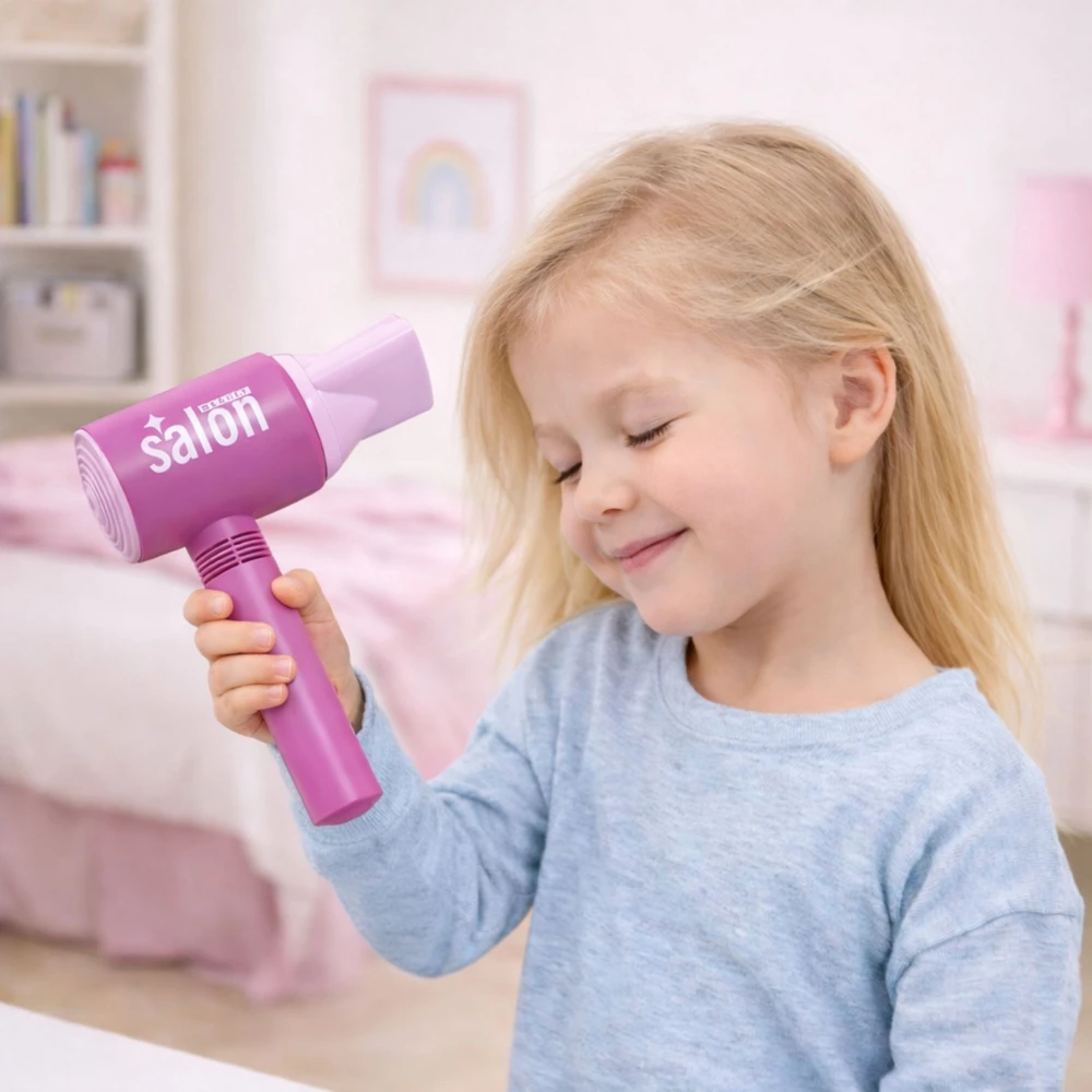 Lean Toys Vaikiškas kirpyklos rinkinys rožinis