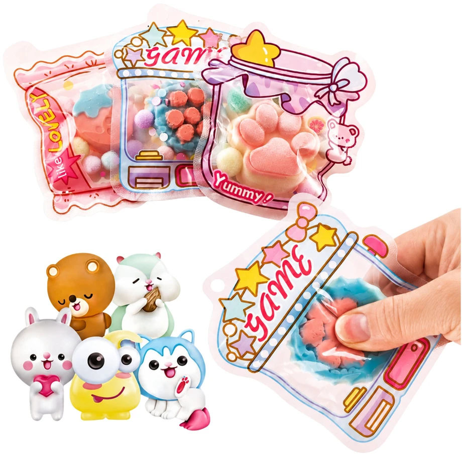 Lean Toys Kūrybinis vaisių formų squishy rinkinys