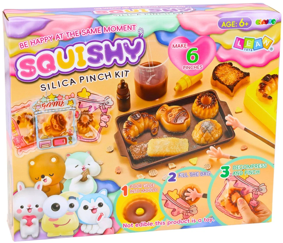 Lean Toys Kūrybinis minkštų figūrėlių rinkinys su kepinių motyvais