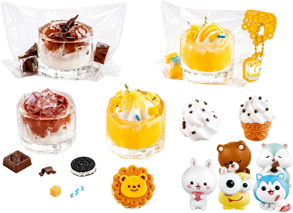 Lean Toys Kūrybinis „squishy“ rinkinys saldumynams ir gėrimams
