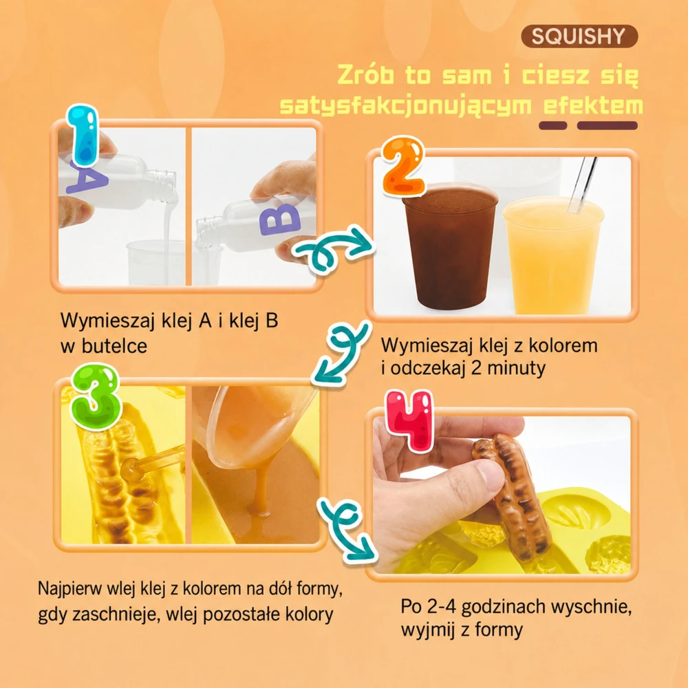 Zestaw Kūrybinis „Squishy“ rinkinys pusryčių formoms