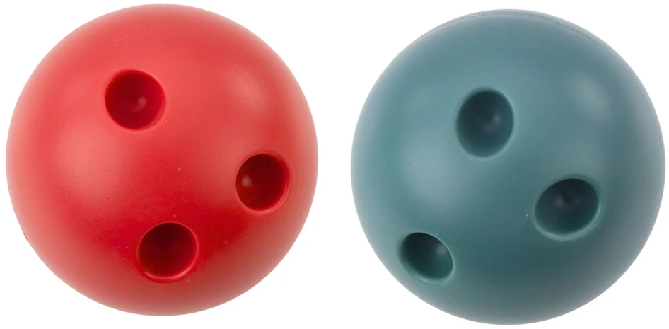 Lean Toys Vaikiškas boulingo rinkinys su kačiukų motyvais, 10 kuolelių, 2 kamuoliai