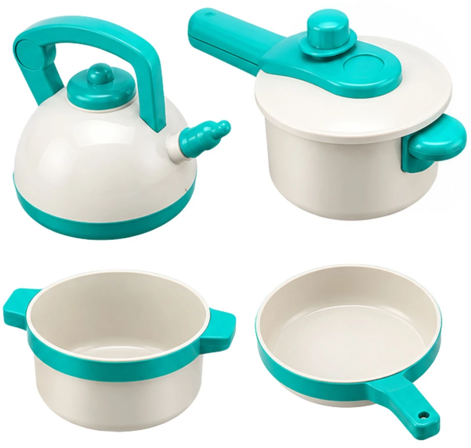 Lean Toys Vaikiškas virtuvės rinkinys su garsais, 90 dalių, 27,5 × 21 × 16 cm