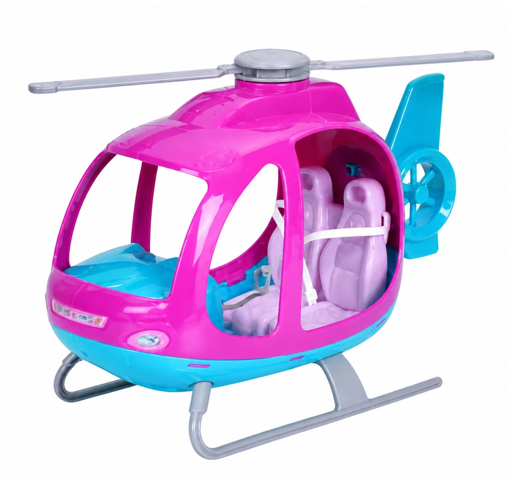 Lean Toys Lėlė su sraigtasparniu 30 cm