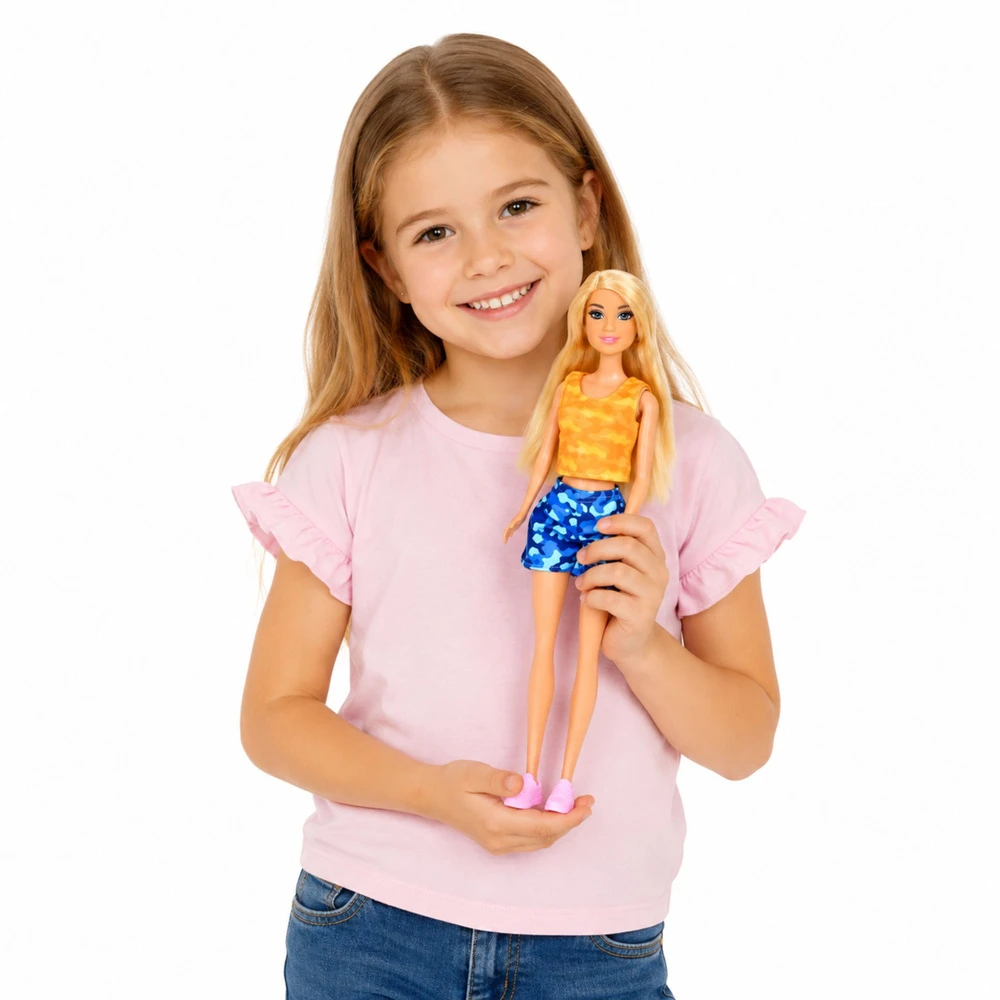 Lean Toys Lėlė su sraigtasparniu 30 cm