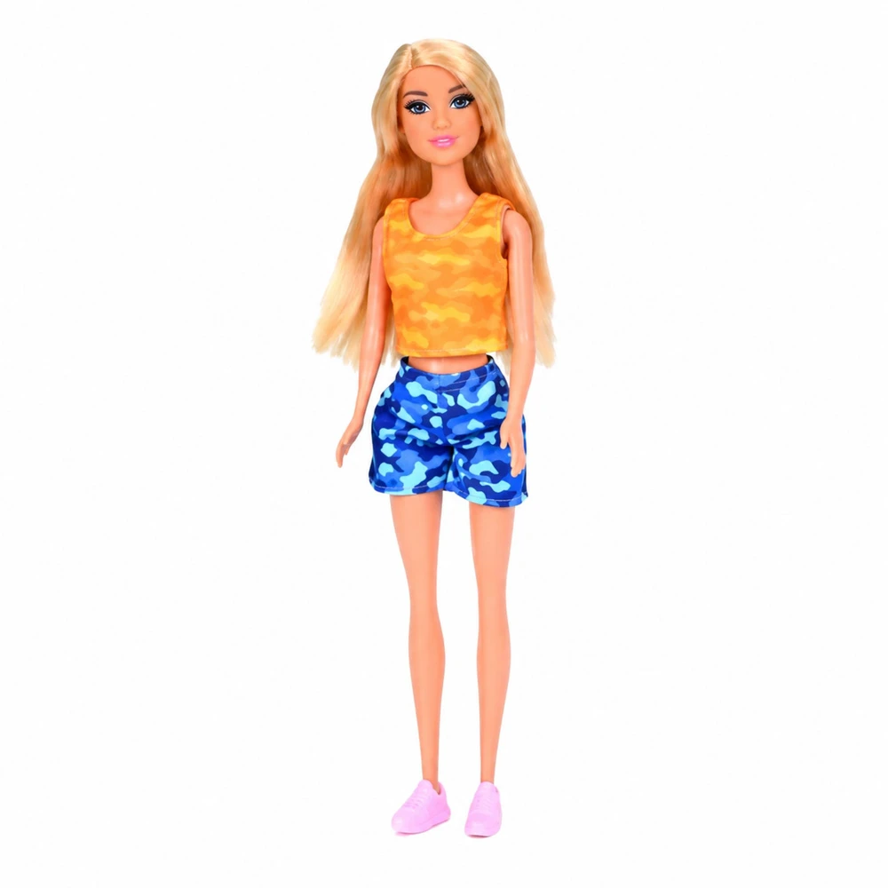 Lean Toys Lėlė su sraigtasparniu 30 cm