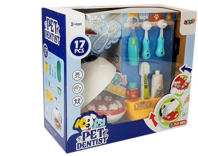 Zestaw Žaislinis odontologo rinkinys LeanToys vaikams