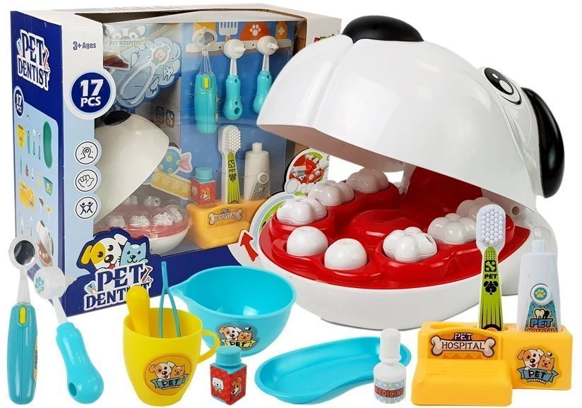 Zestaw Žaislinis odontologo rinkinys LeanToys vaikams