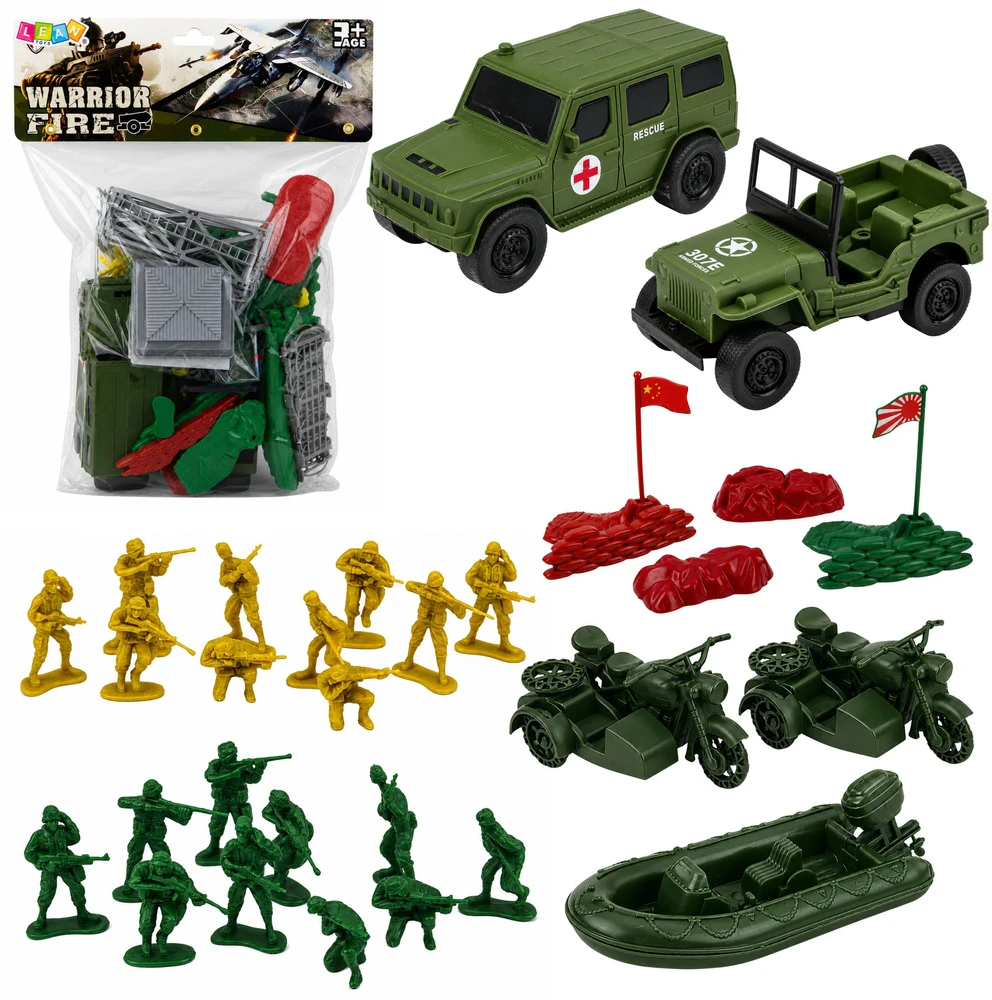 Lean Toys Karinis rinkinys 46 vnt.