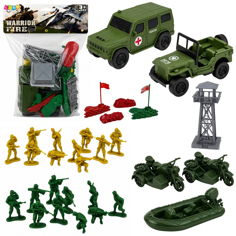 Lean Toys Karinis rinkinys 46 vnt.