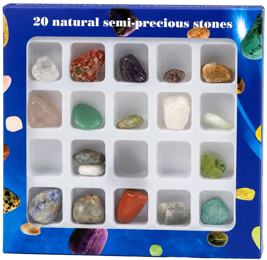 Lean Toys Mineralų rinkinys 20 vnt.