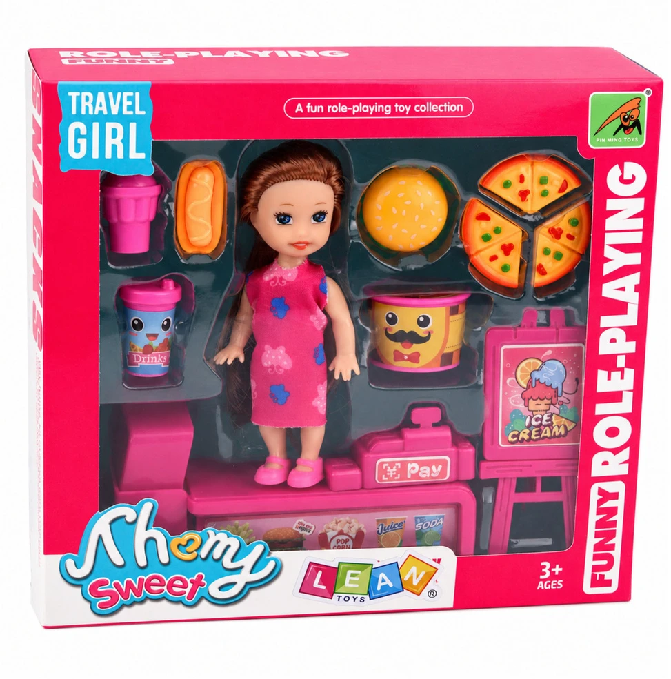 Lean Toys Mini lėlė 11 cm