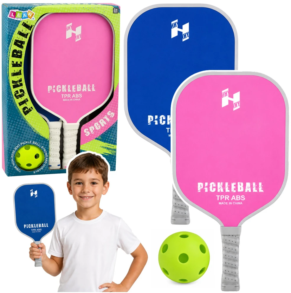 Zestaw Pickleball rinkinys rožinė ir mėlyna