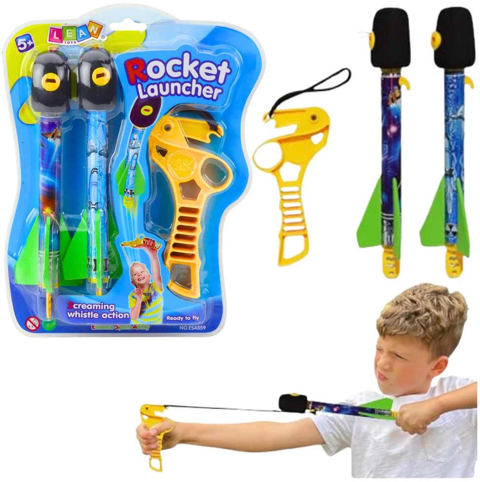 Lean Toys Vaikiškas šaudyklės rinkinys su raketomis "Kosmosas"