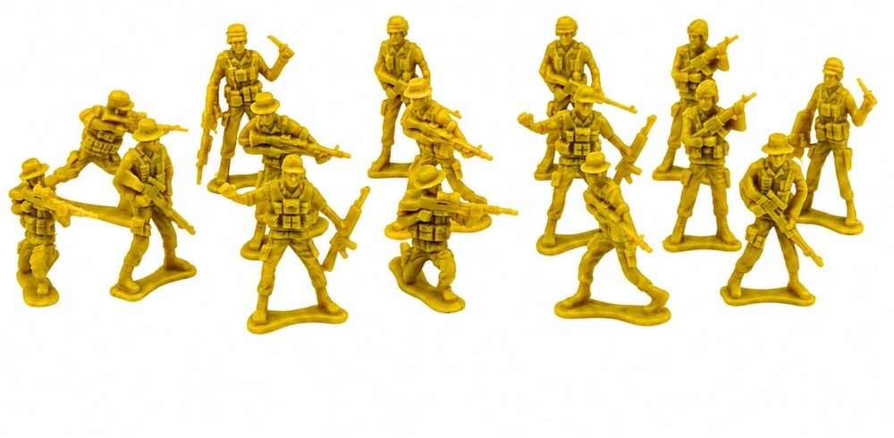 Lean Toys Kareivių rinkinys 72 vnt.