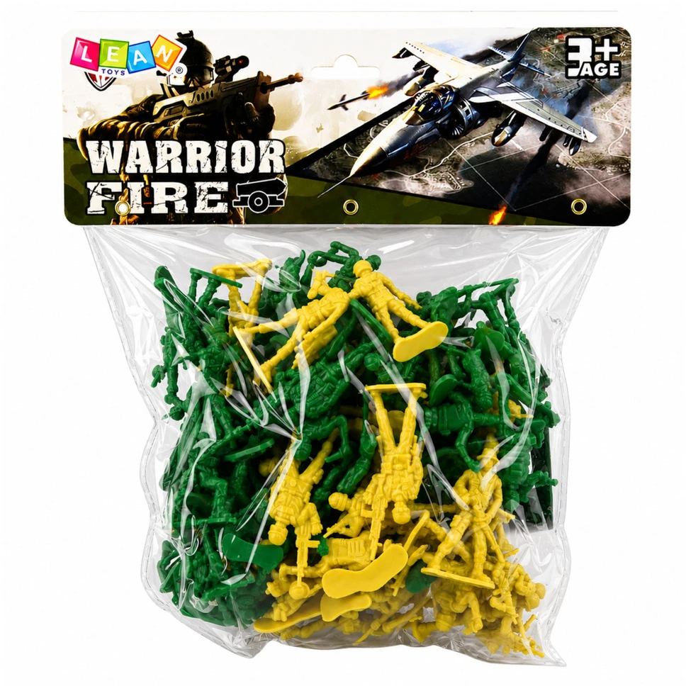 Lean Toys Kareivių rinkinys 72 vnt.