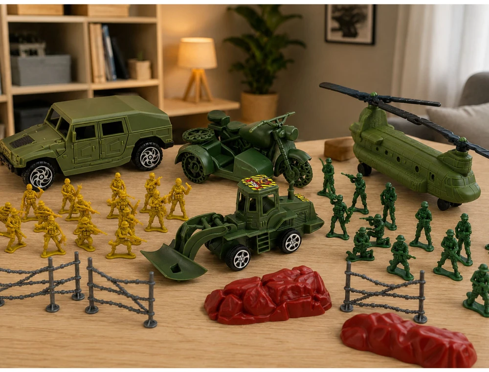 Lean Toys Karinis rinkinys 58 vnt.