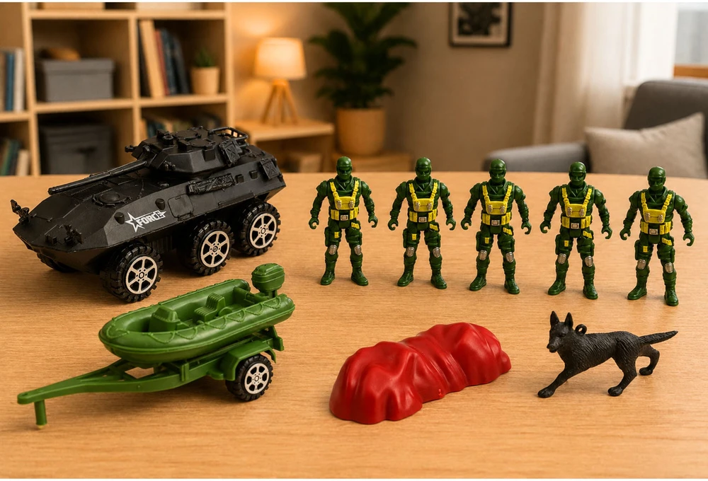 Lean Toys Karinis rinkinys 14 vnt.