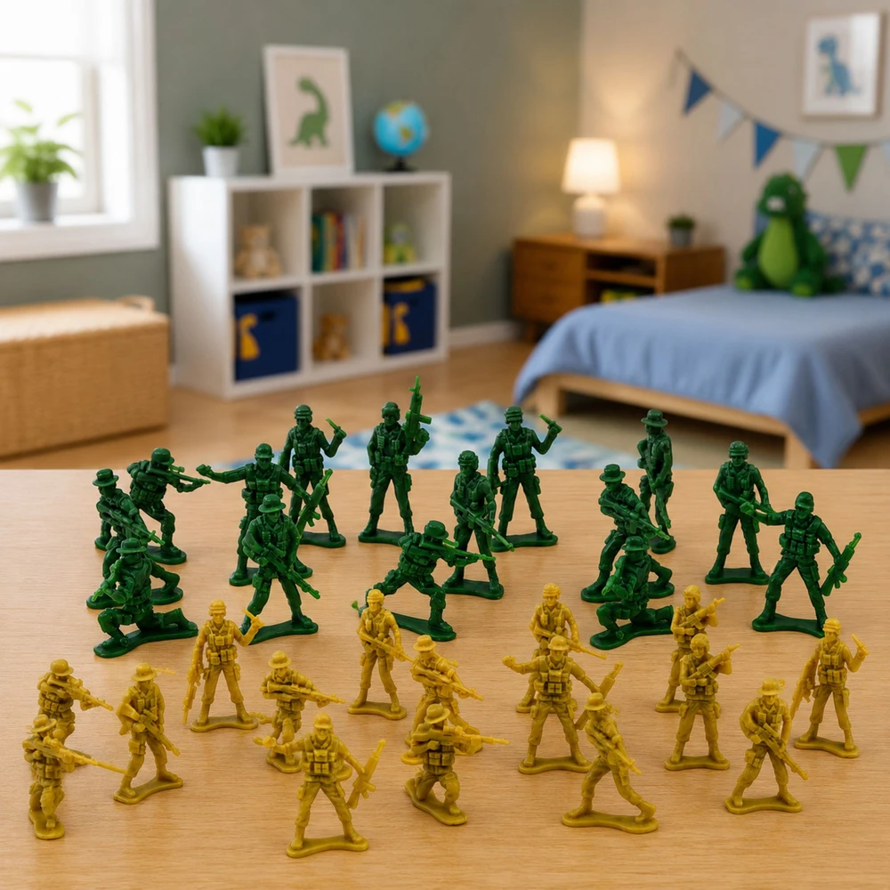 Lean Toys Kareivių rinkinys 72 vnt.