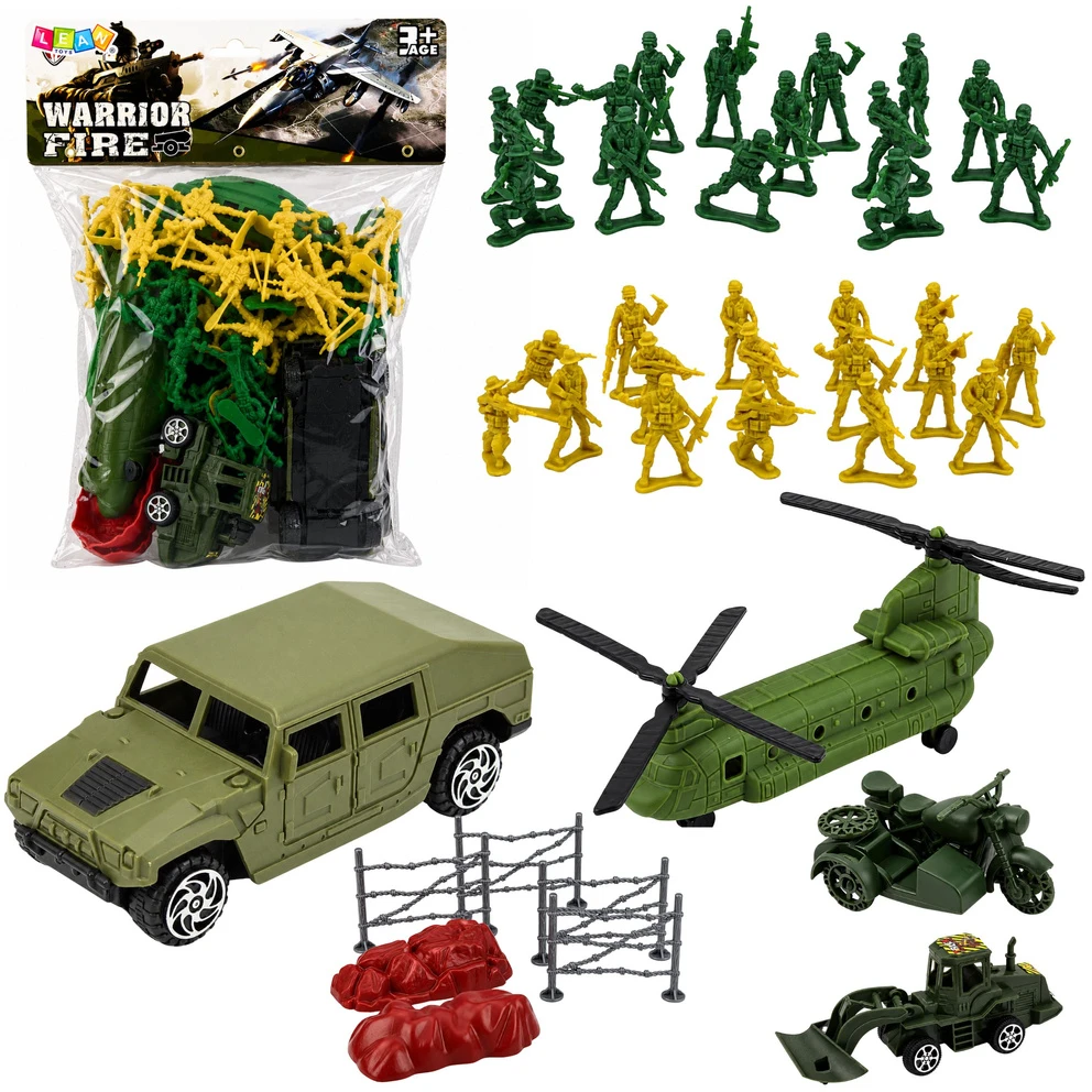 Lean Toys Karinis rinkinys 58 vnt.
