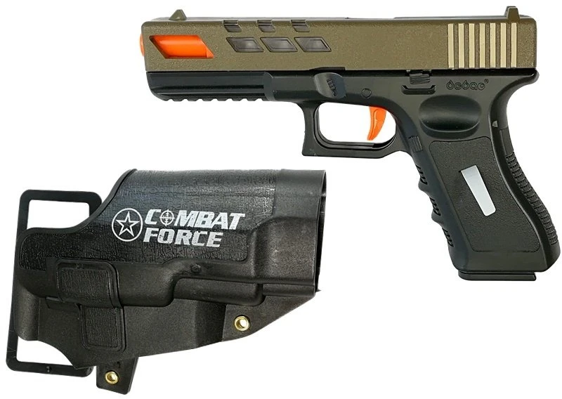 Zestaw Vaikų karinis žaidimų rinkinys su MP7 A1 ir Glock 17