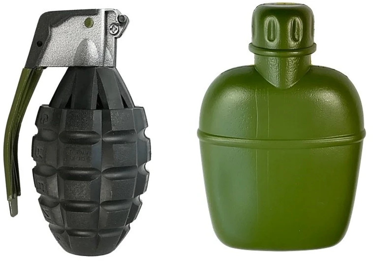 Zestaw Vaikų karinis žaidimų rinkinys su MP7 A1 ir Glock 17