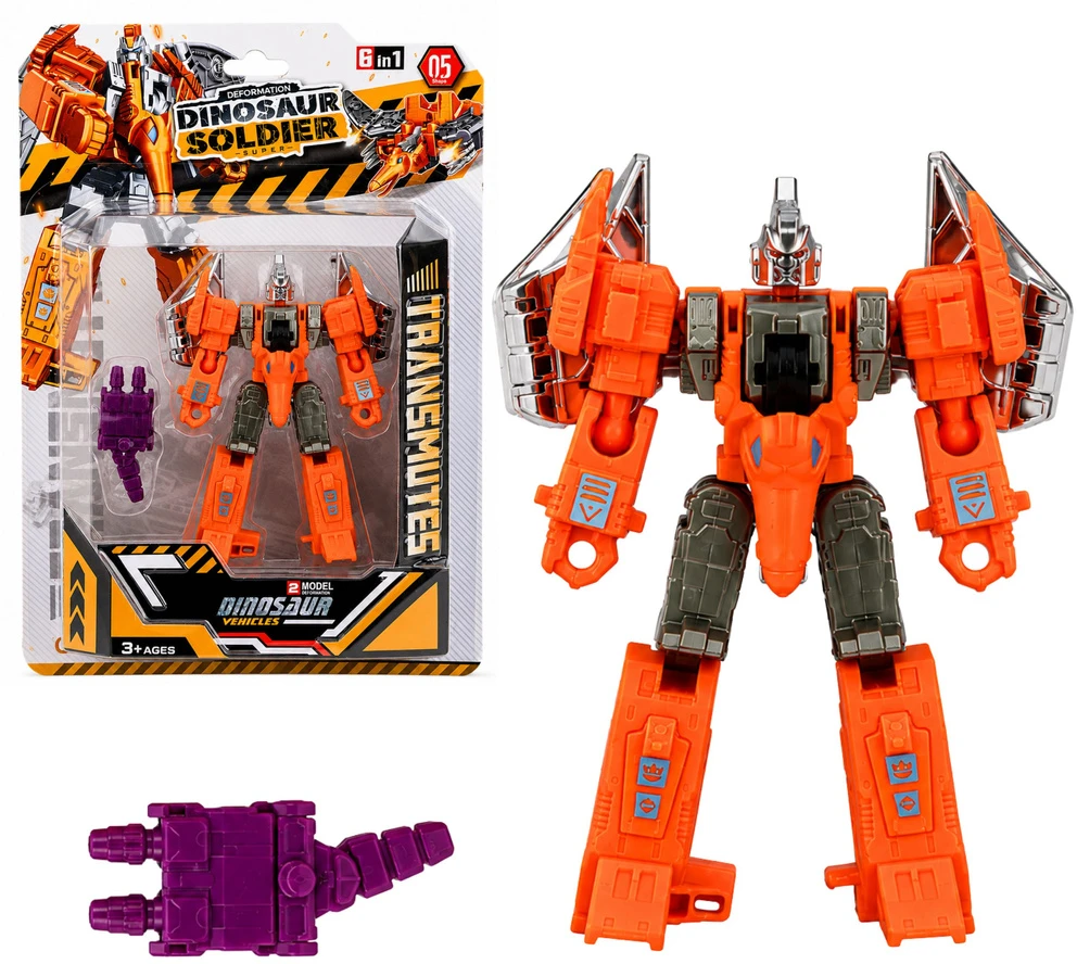 Lean Toys Dinozauro roboto figūrėlė su judančiomis dalimis, įvairių spalvų, 13 x 7 x 4 cm