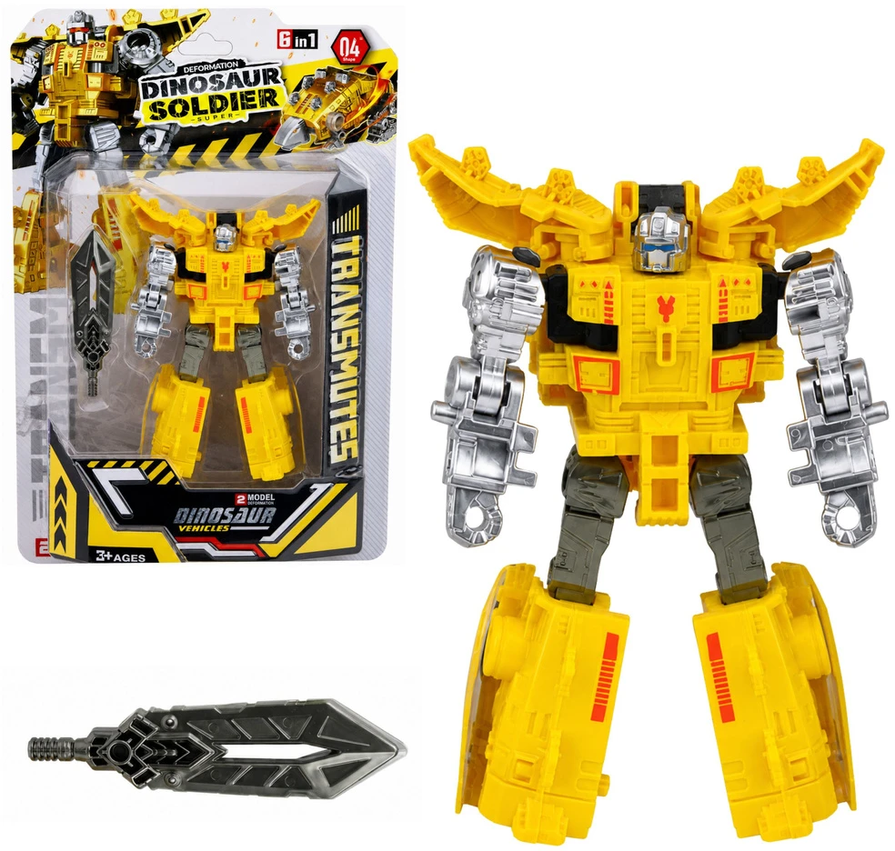 Lean Toys Dinozauro roboto figūrėlė su judančiomis dalimis, įvairių spalvų, 13 x 7 x 4 cm
