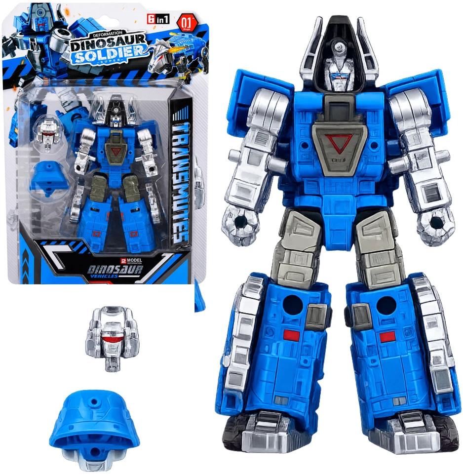 Lean Toys Dinozauro roboto figūrėlė su judančiomis dalimis, įvairių spalvų, 13 x 7 x 4 cm