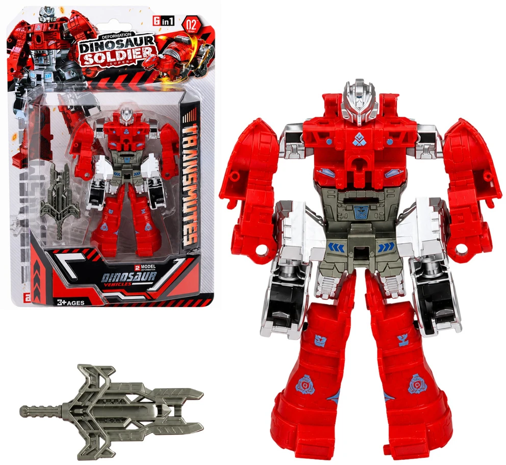 Lean Toys Dinozauro roboto figūrėlė su judančiomis dalimis, įvairių spalvų, 13 x 7 x 4 cm