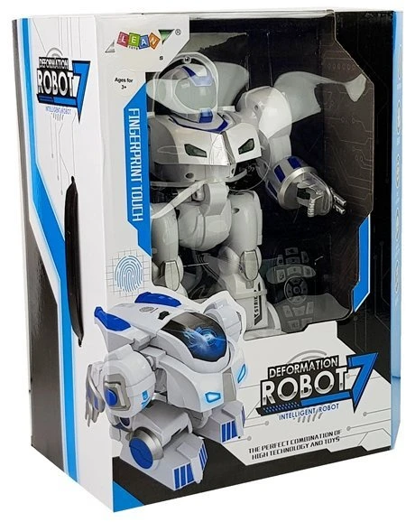 Lean Toys Interaktyvus nuotoliniu būdu valdomas robotas K4 su šokių funkcija