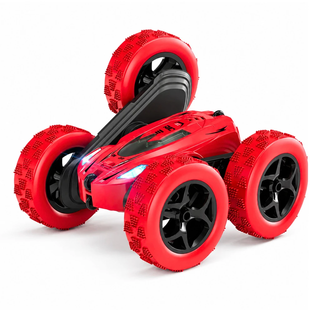 Lean Toys RC triukų automobilis raudonas