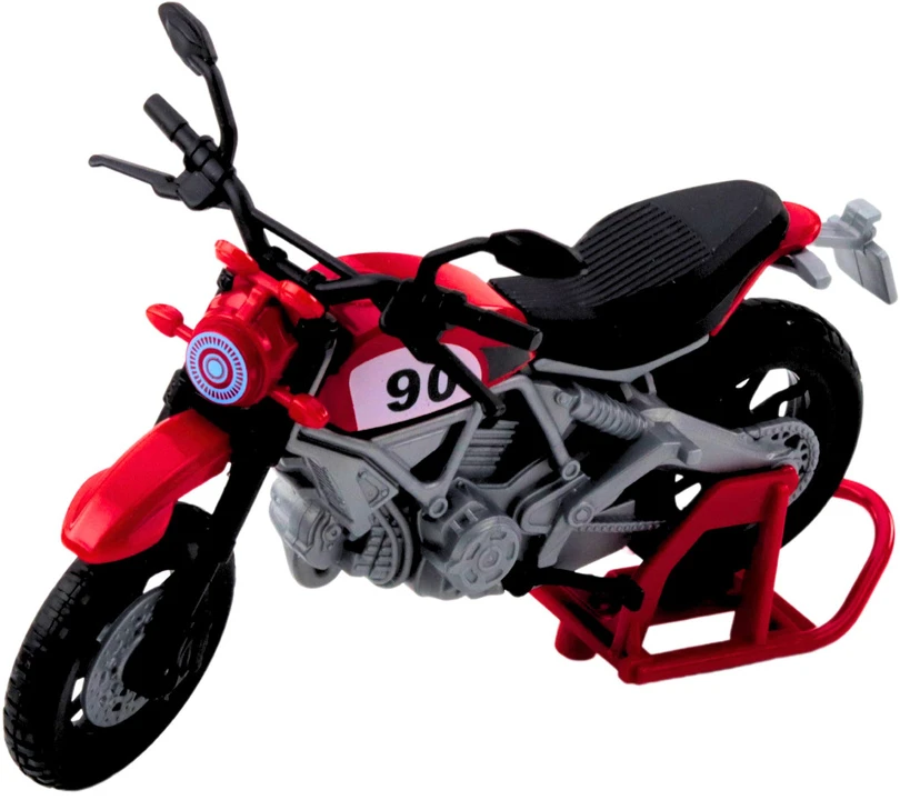 Samochód Žaislinis visureigis su motociklu, šviesomis ir garsais, 33.5 cm