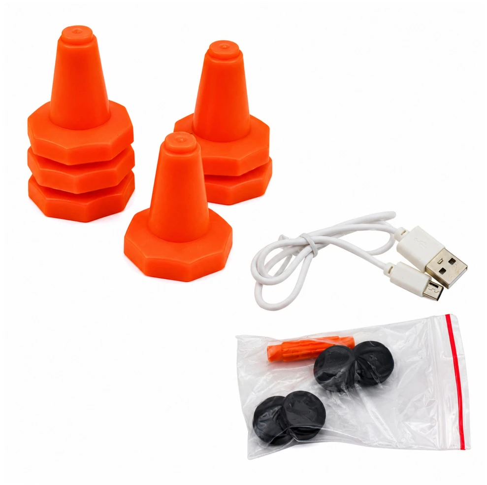 Lean Toys RC driftinis automobilis 4WD, 1:43, raudonas, 12 × 5 × 3,5 cm
