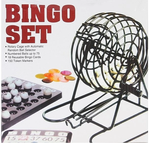 Familijna Bingo žaidimo versija su loterijos aparatu