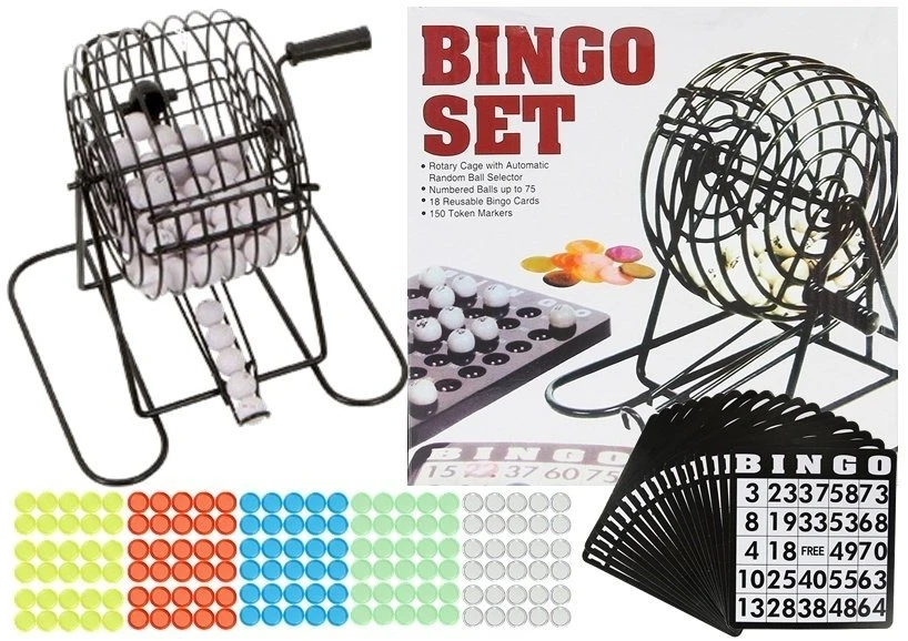 Familijna Bingo žaidimo versija su loterijos aparatu