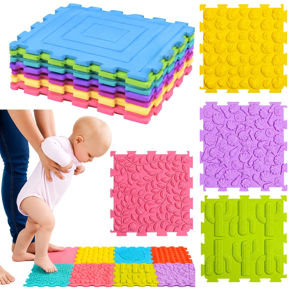 Sensoryczne Sensorinė dėlionė 25 cm 12 vnt.
