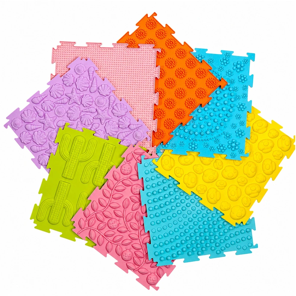 Sensoryczne Sensorinė dėlionė 25 cm 12 vnt.