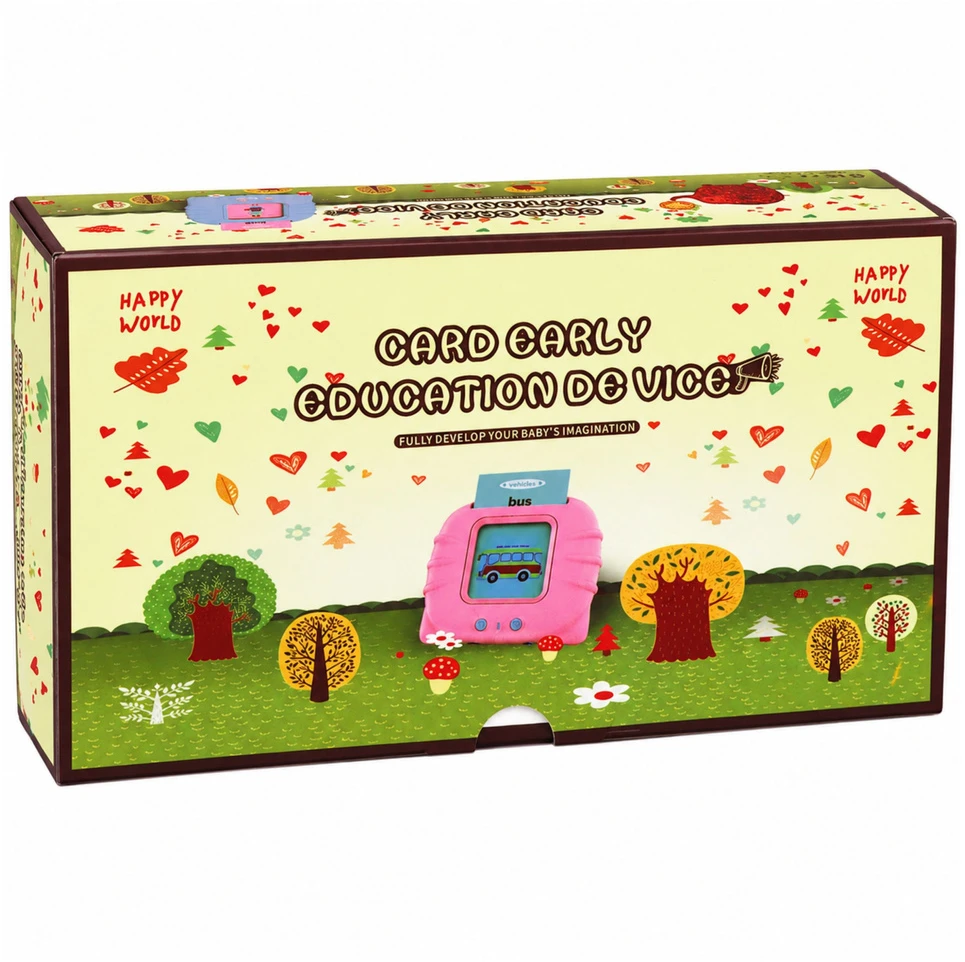 Lean Toys Kortelių skaitytuvas rožinis