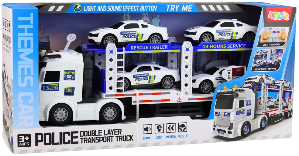 Cieżarówka Policijos transporteris 34 x 11.5 x 12.5 cm