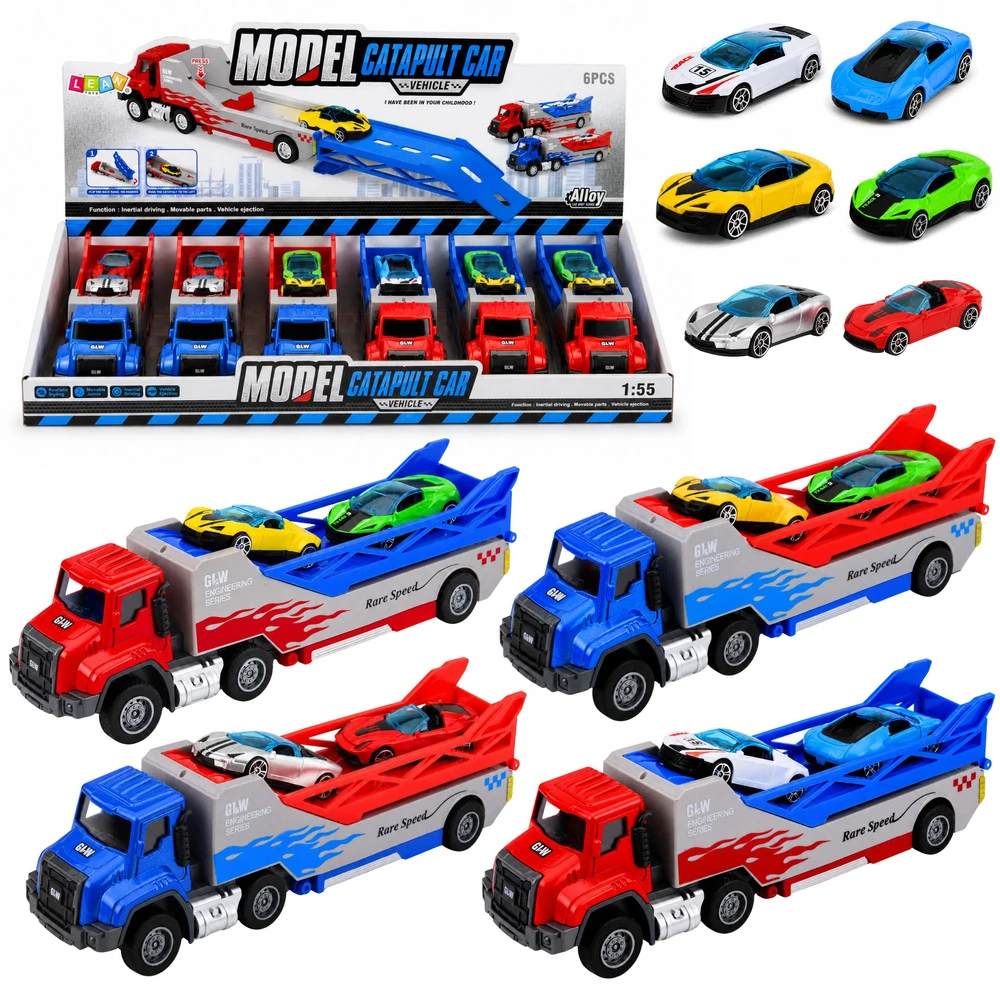 Lean Toys Transporteris 1:55 6 vnt.