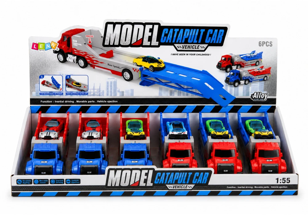 Lean Toys Transporteris 1:55 6 vnt.