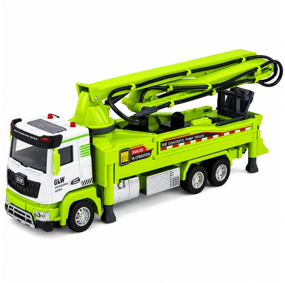 Lean Toys Žaislinis autocisternos modelis su šviesos ir garso efektais, 1:40